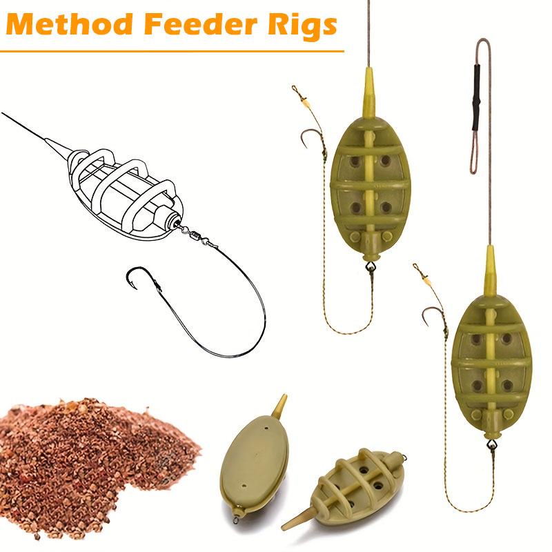 Fishing Equipment For Trout - Inline Method Feeder Rigs Kit |
