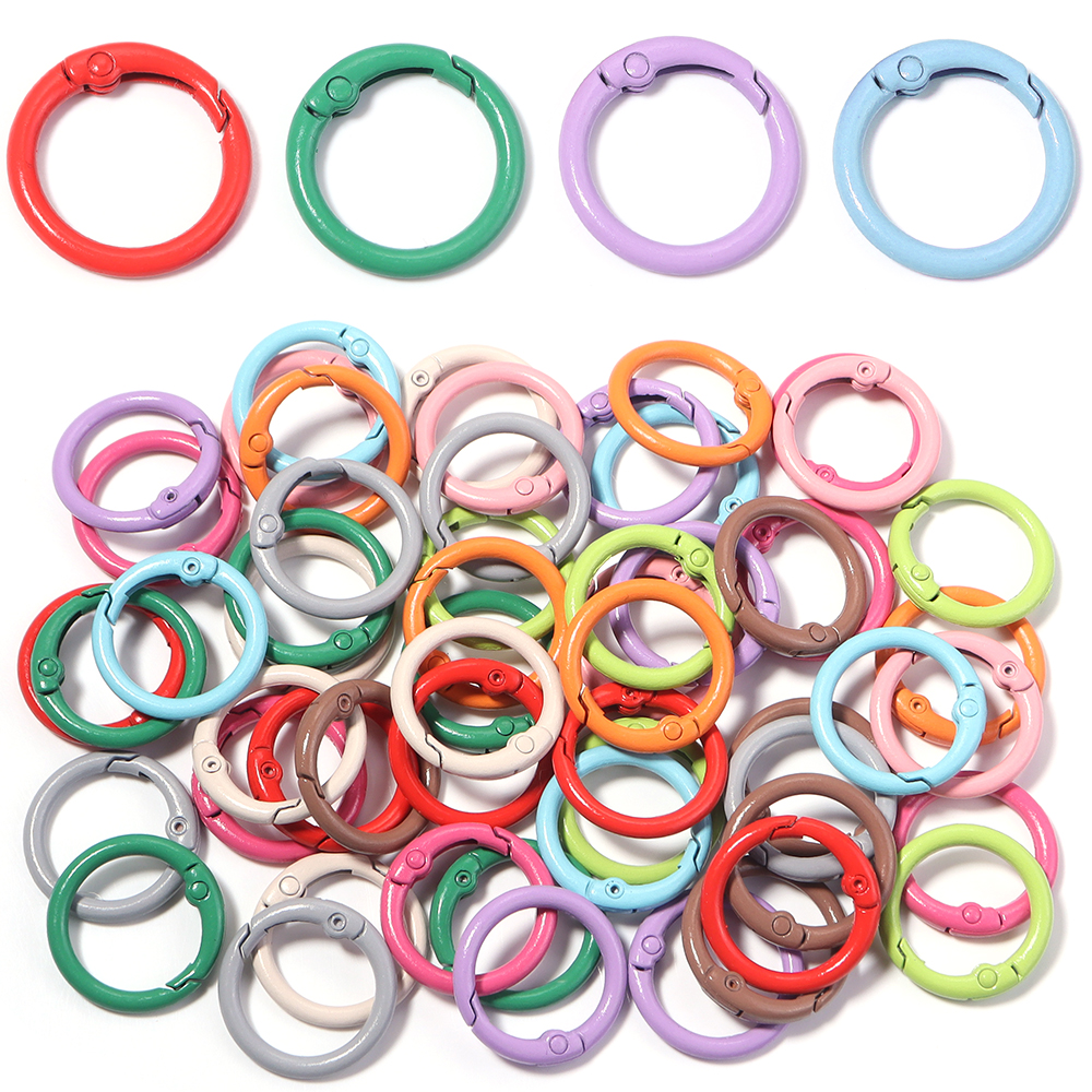 Circle Hook Set - 20Pcs/Lot Metal O Ring Spring Clasps