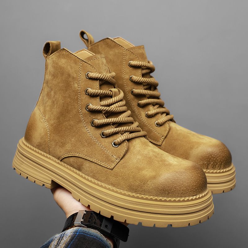 Circle Hook Set - High Quality Men Ankle Boots Fashion