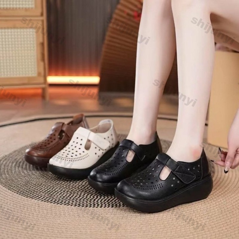 Women's Wedge Casual Shoes 202 – Circle Hook Set recenzja i cena