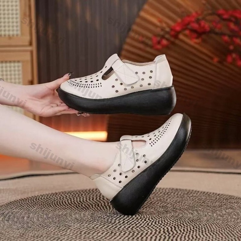 Women's Wedge Casual Shoes 202 – Circle Hook Set recenzja i cena