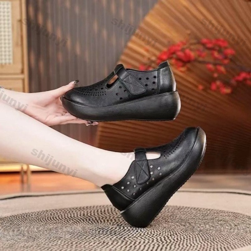 Women's Wedge Casual Shoes 202 – Circle Hook Set recenzja i cena