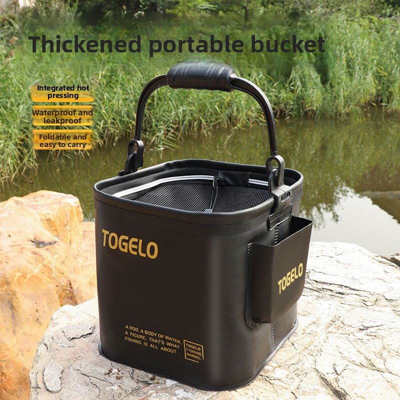 Fish bucket New folding fishin – Fishing Equipment In recenzja i cena
