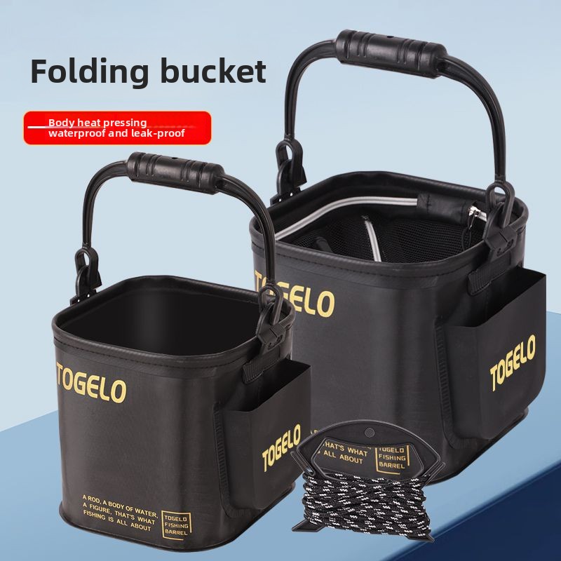Fish bucket New folding fishin – Fishing Equipment In recenzja i cena