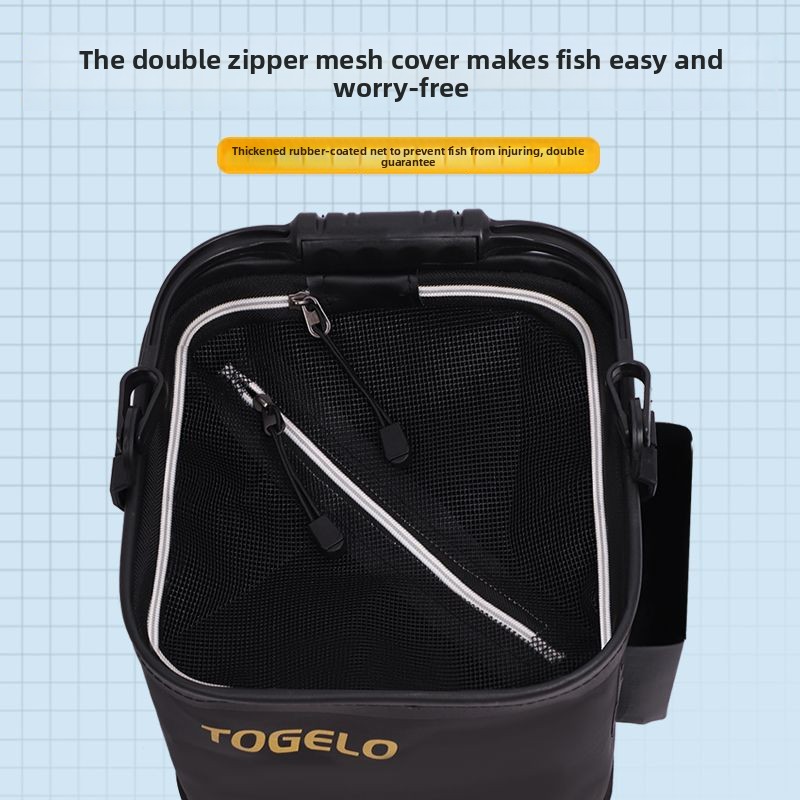 Fish bucket New folding fishin – Fishing Equipment In recenzja i cena