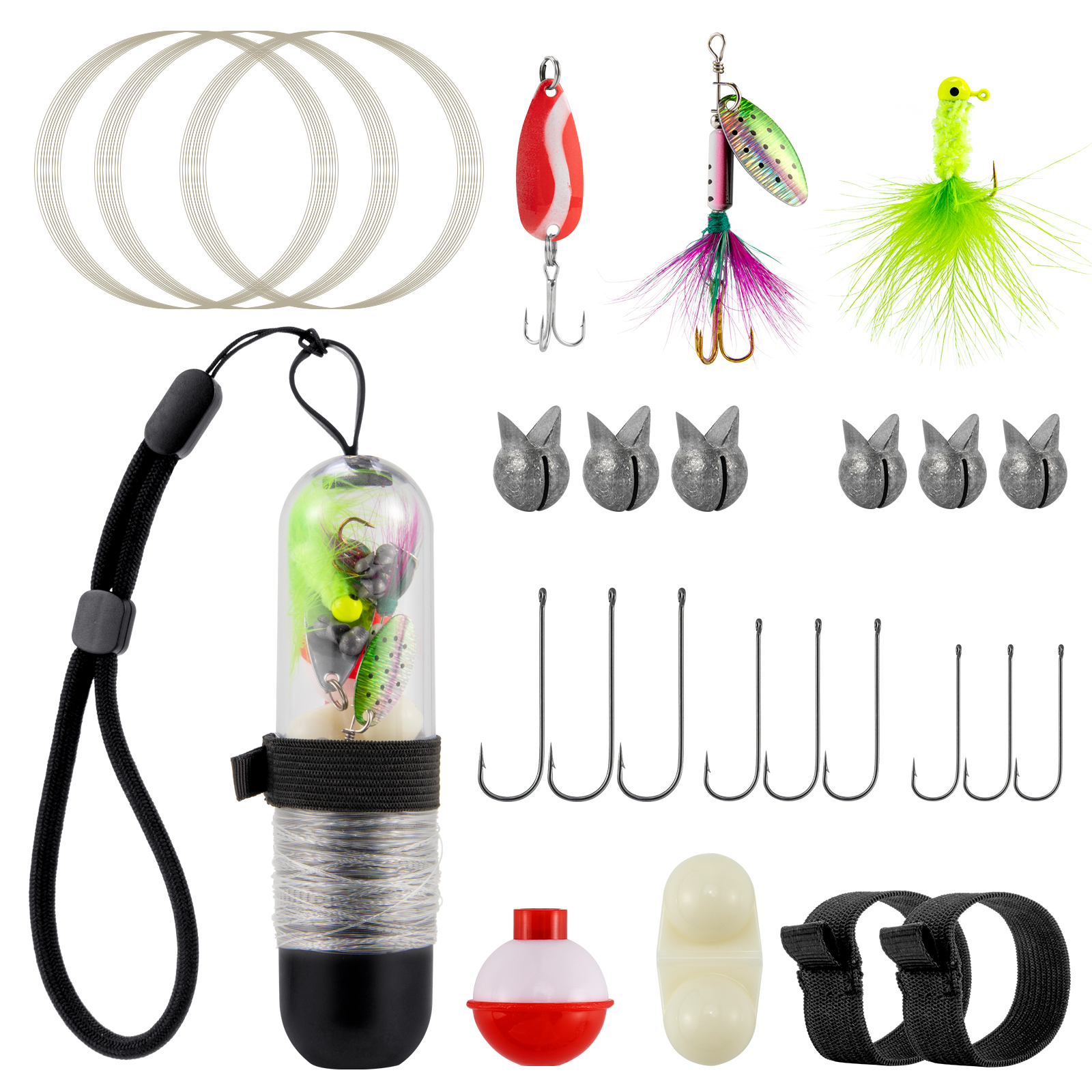 25pcs Survival Fishing Kit Poc – Fishing Equipment For Trout recenzja i cena