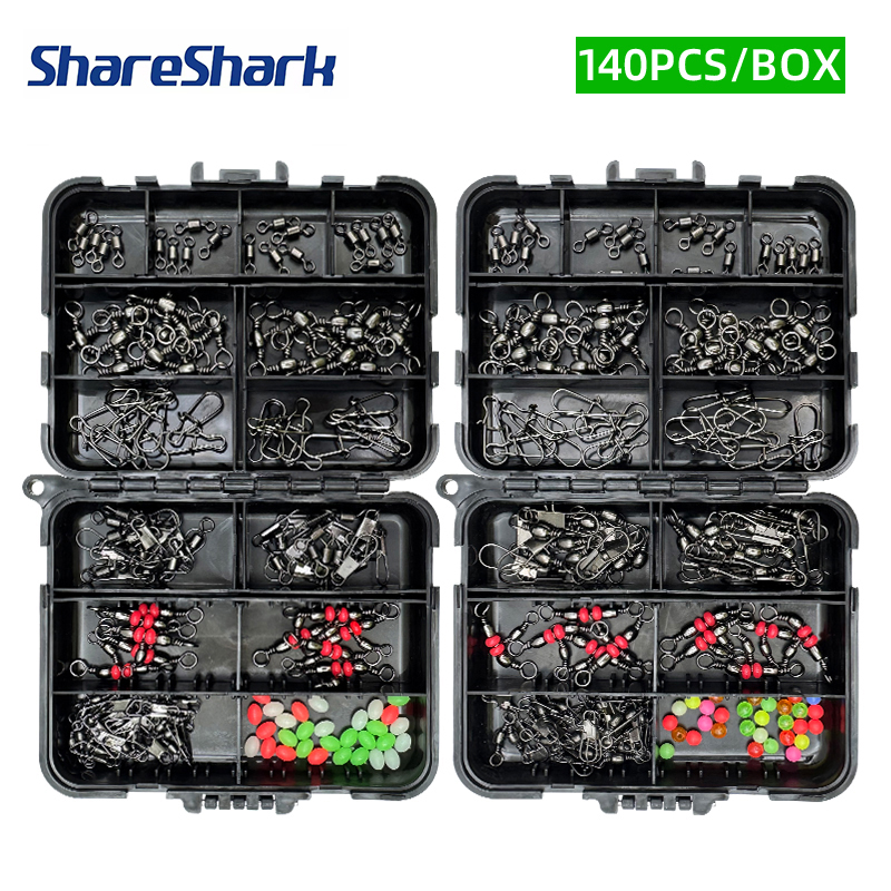 ShareShark 140Pcs fishing acce – Fishing Equipment Set recenzja i cena