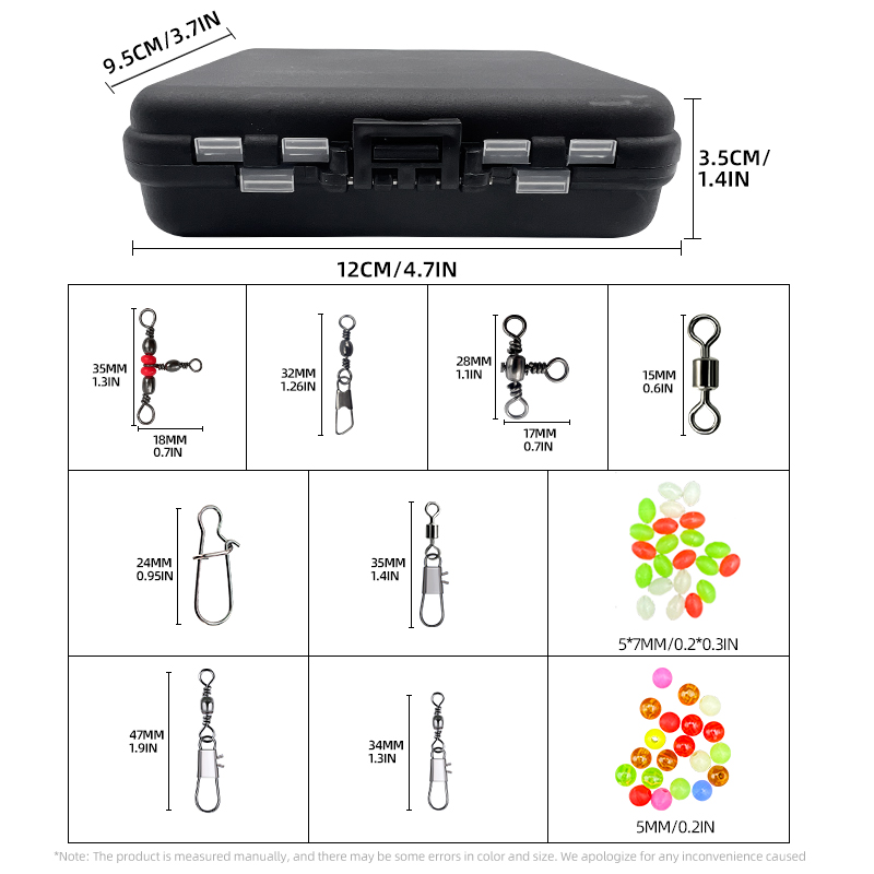 ShareShark 140Pcs fishing acce – Fishing Equipment Set recenzja i cena