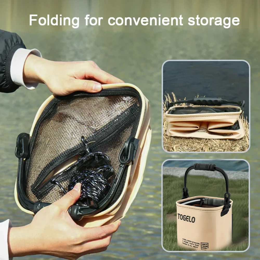 Outdoor Fishing Bucket Foldabl – Fishing Equipment Set recenzja i cena