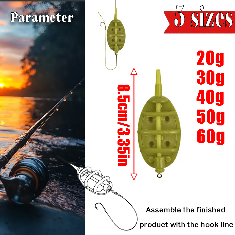 Inline Method Feeder Rigs Kit  – Fishing Equipment For Trout recenzja i cena