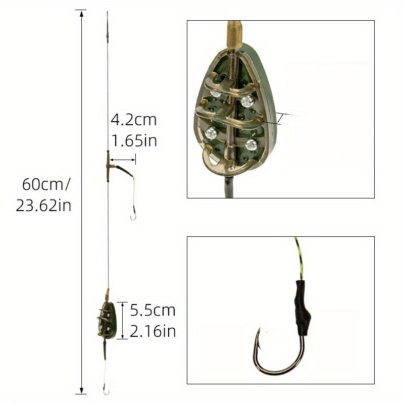 1pc Carp Fishing Feeder Kit Fe – Fishing Equipment For Trout recenzja i cena