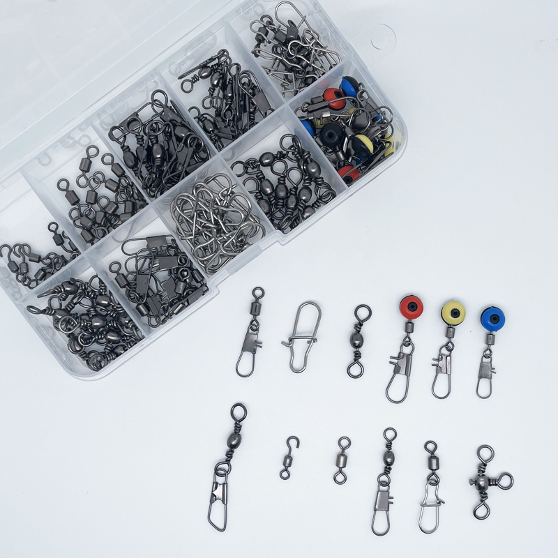 115pcs Fishing Swivel Connecto – Fishing Equipment Set recenzja i cena