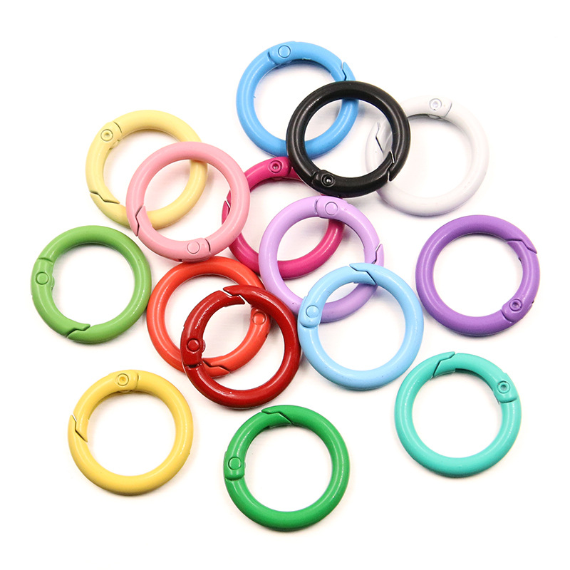5-20pcs Colorful Spring O Ring – Circle Hook Set recenzja i cena