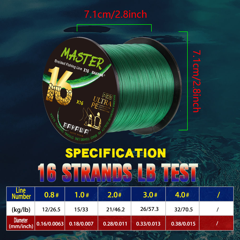 BAKAWA X16 strands Fishing Lin – Fishing Equipment In Japanese recenzja i cena