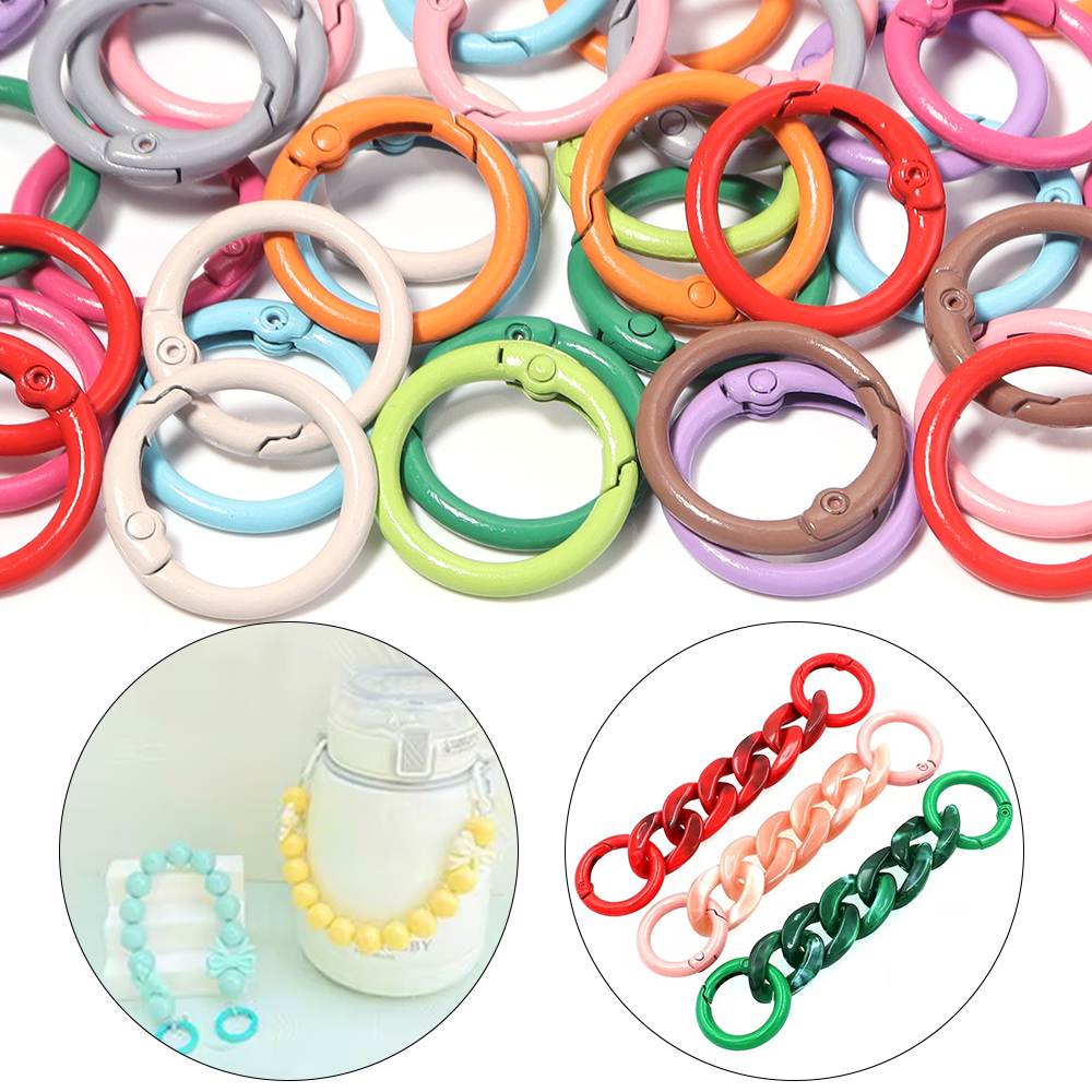 20Pcs/Lot Metal O Ring Spring  – Circle Hook Set recenzja i cena