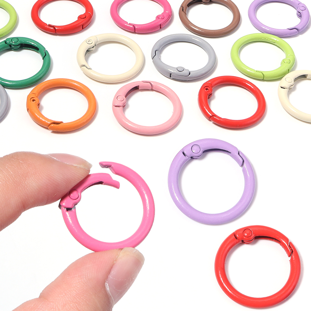 20Pcs/Lot Metal O Ring Spring  – Circle Hook Set recenzja i cena