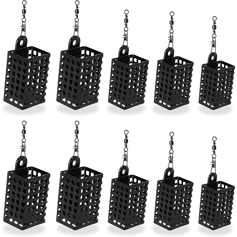 10PCS Fishing Tackle Feeder Ca – Fishing Equipment For Trout recenzja i cena
