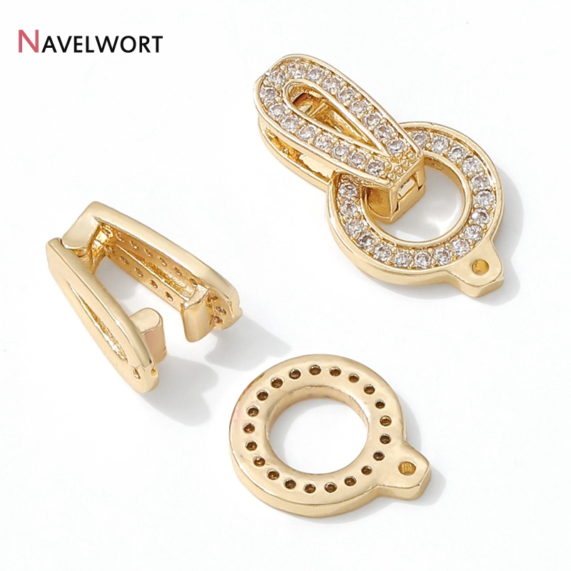 1/2/3Pcs 14K Gold Plated Round – Circle Hook Set recenzja i cena