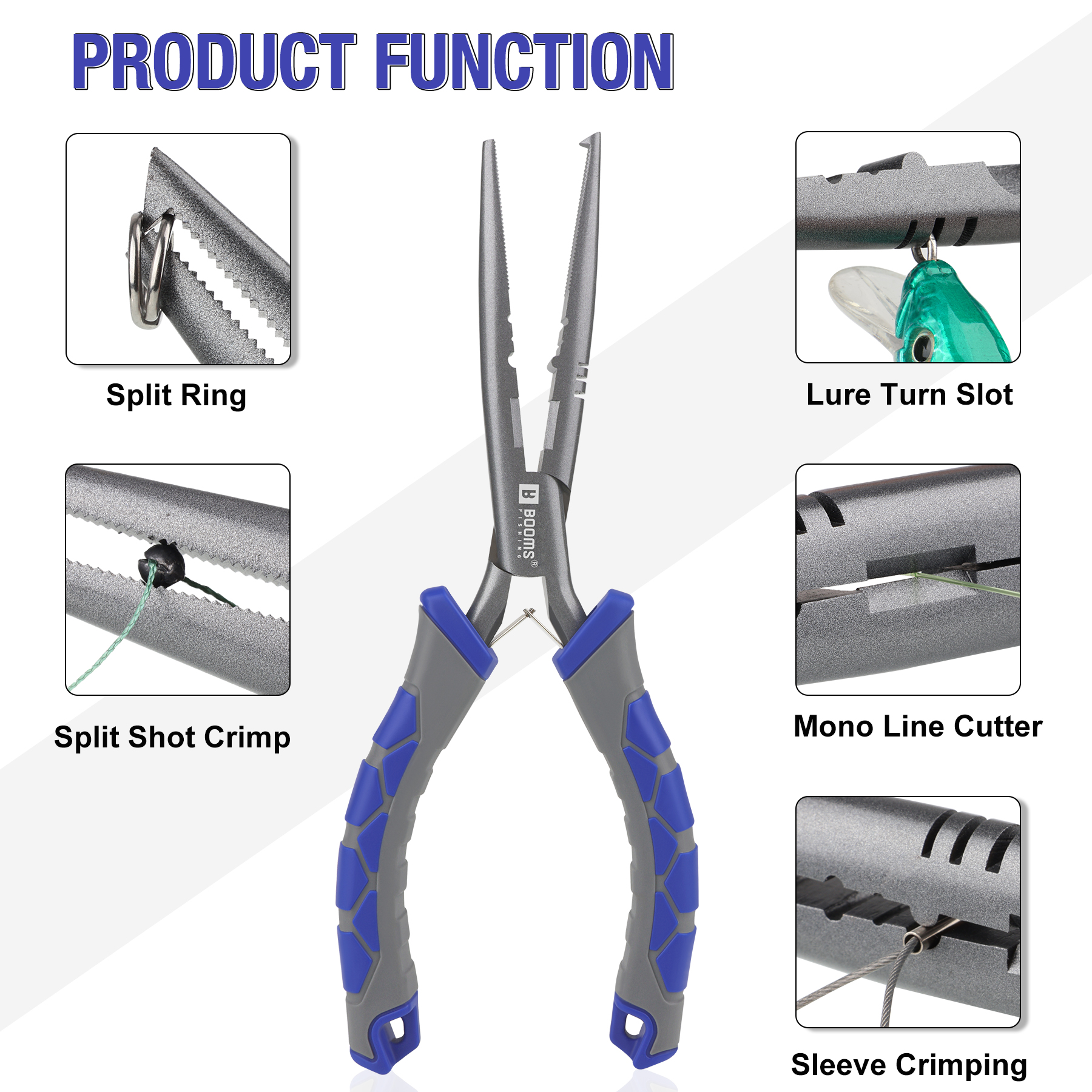 Booms Fishing 23cm Pliers and  – Fishing Equipment Hanger recenzja i cena