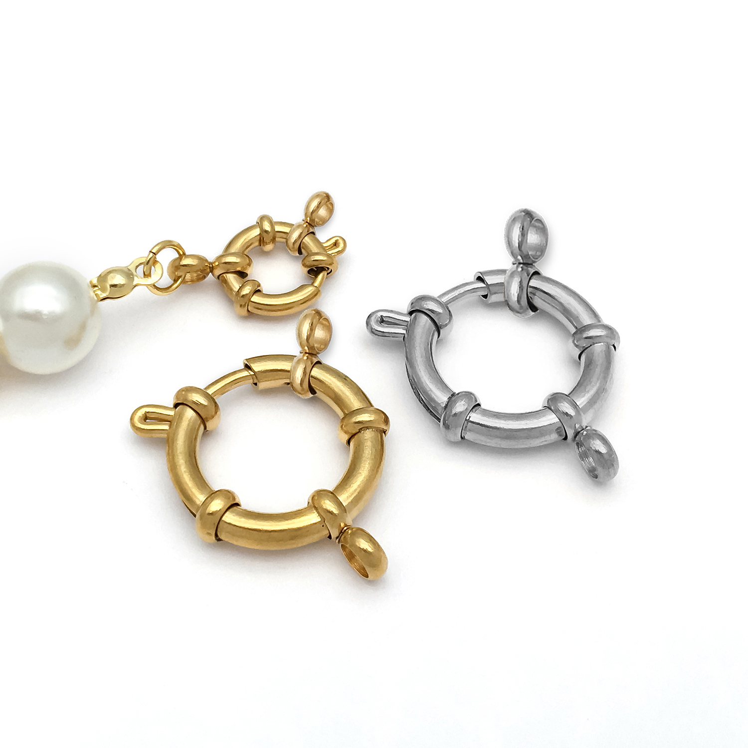 2pcs Stainless Steel Round Cla – Circle Hook Set recenzja i cena