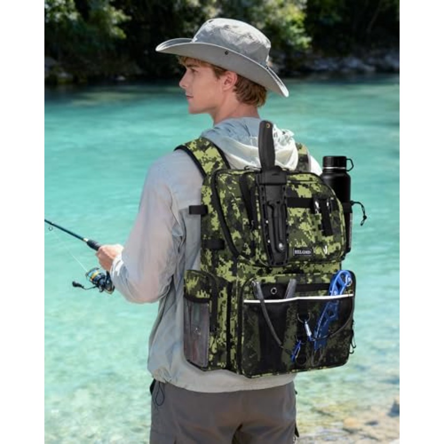 Fishing Backpack with Rod Hold – Fishing Equipment In recenzja i cena