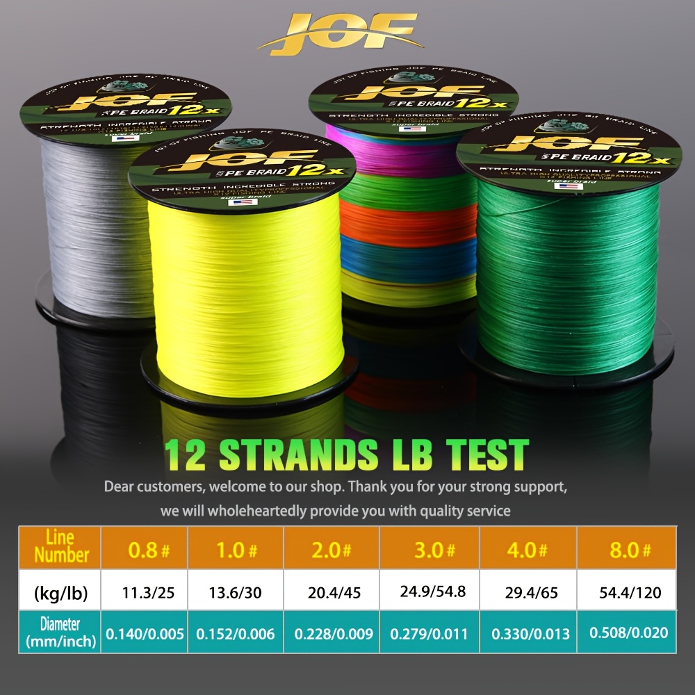 JOF 12 Strands Fishing Line 30 – Fishing Equipment In Japanese recenzja i cena