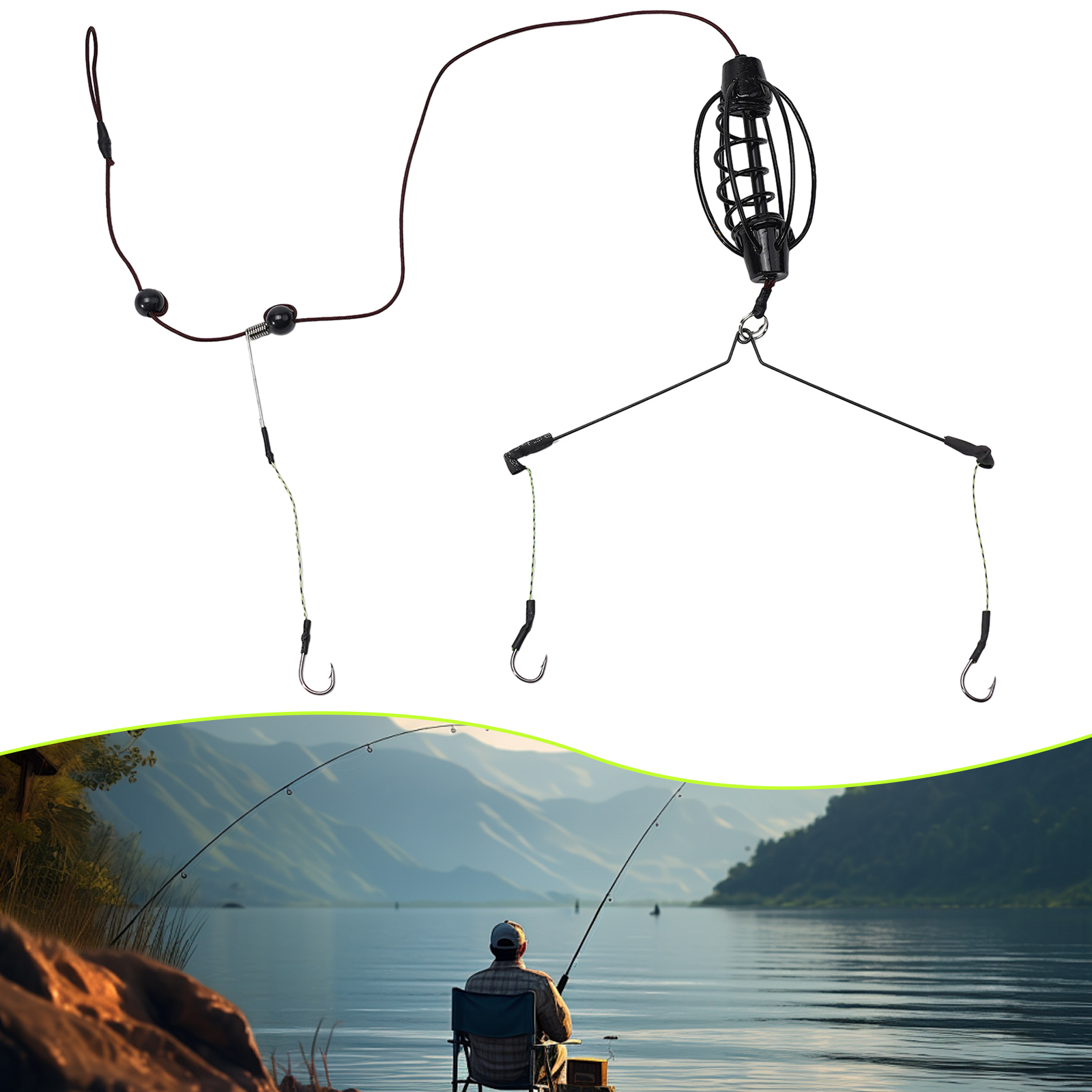 1PCS Carp Fishing Feeder Europ – Fishing Equipment Set recenzja i cena