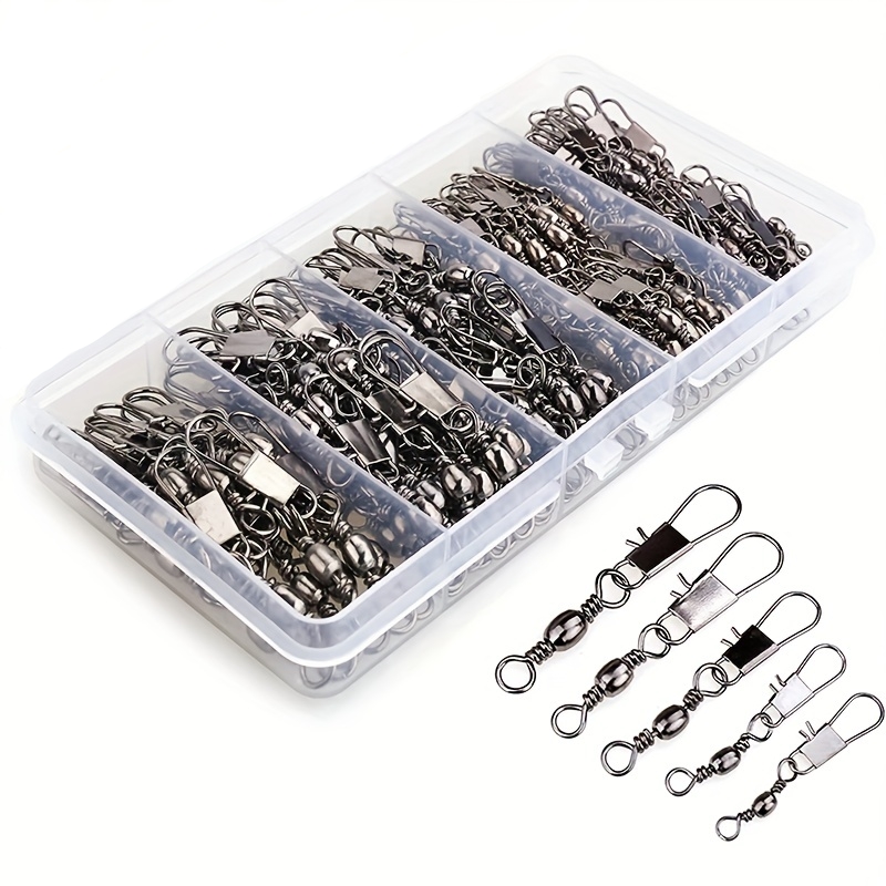 50/200pcs Barrel Snap Swivel F – Fishing Equipment Set recenzja i cena
