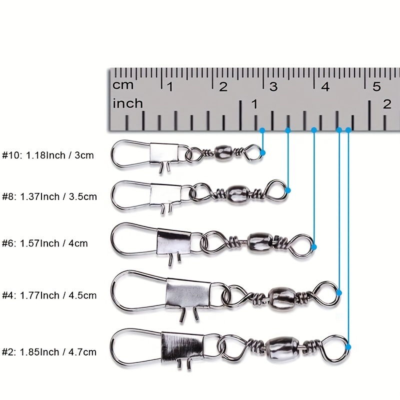 50/200pcs Barrel Snap Swivel F – Fishing Equipment Set recenzja i cena